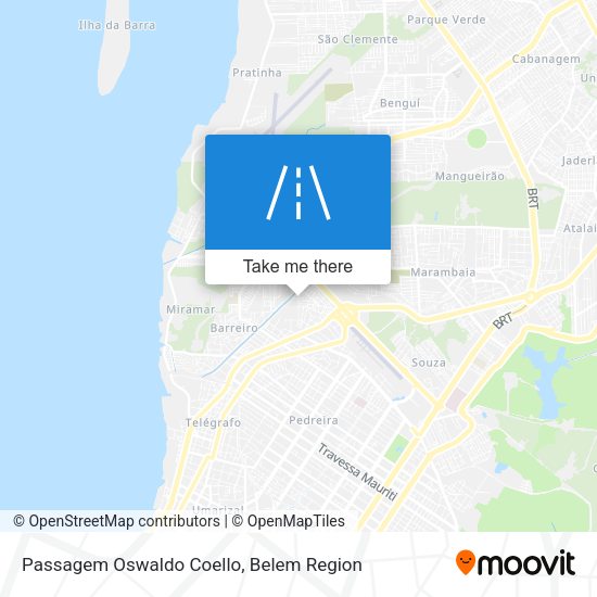 Passagem Oswaldo Coello map