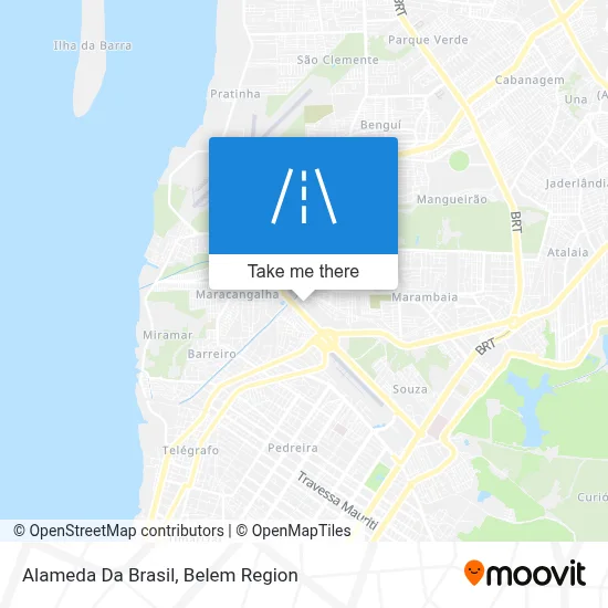 Alameda Da Brasil map