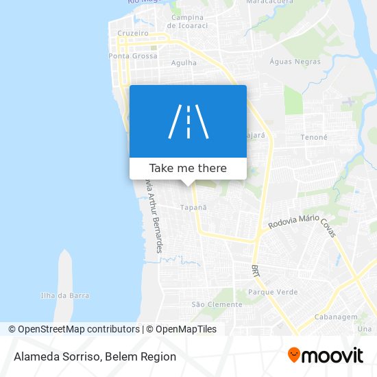 Alameda Sorriso map