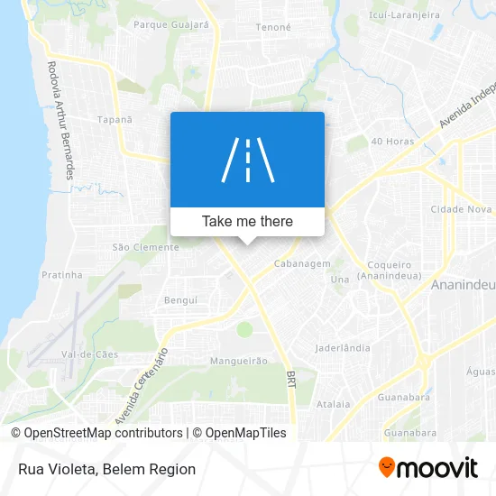 Rua Violeta map