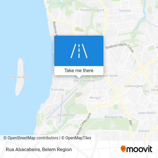 Rua Abacabeira map