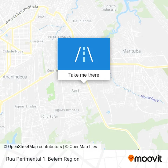 Rua Perimental 1 map