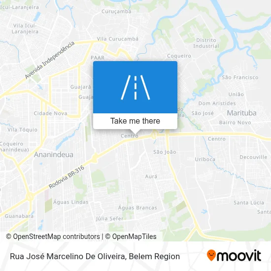 Rua José Marcelino De Oliveira map