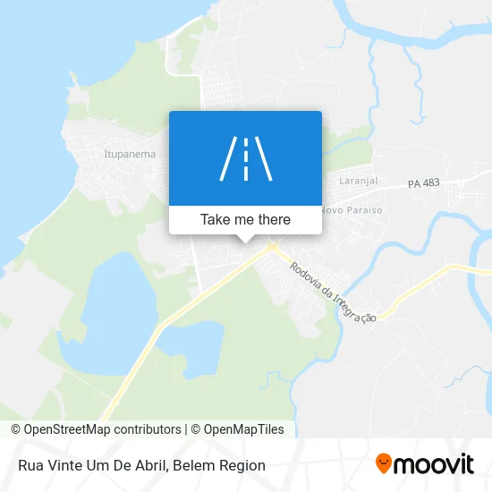 Rua Vinte Um De Abril map