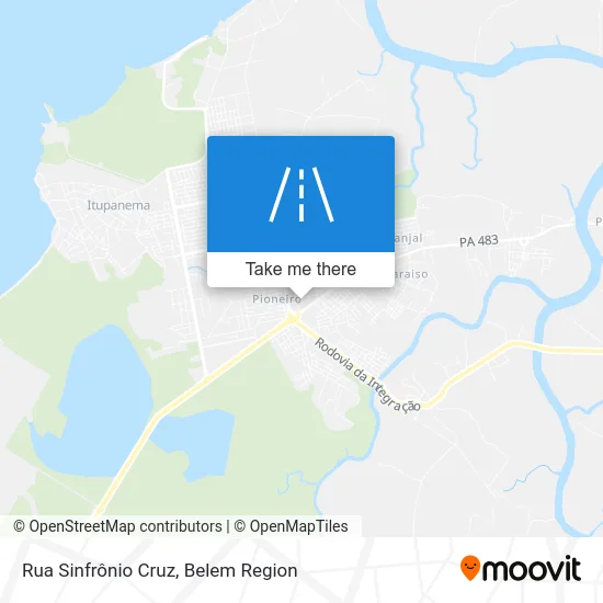 Rua Sinfrônio Cruz map