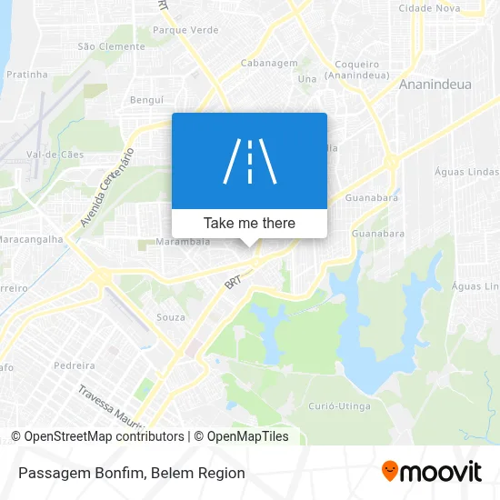Passagem Bonfim map