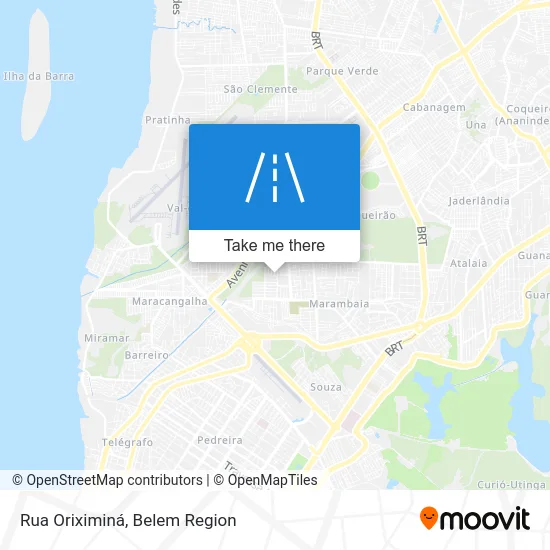 Rua Oriximiná map