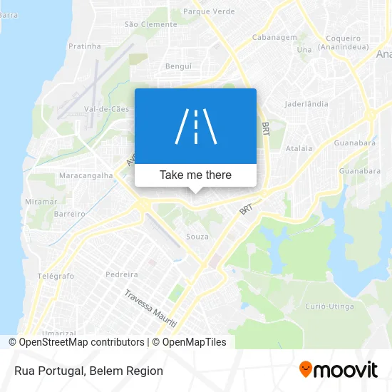 Rua Portugal map