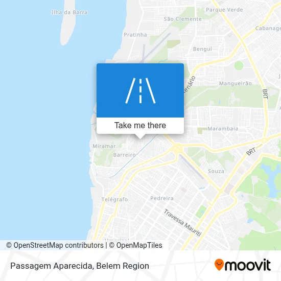 Passagem Aparecida map