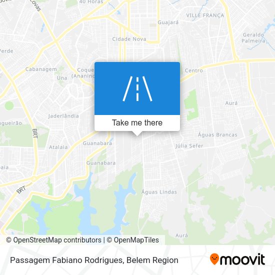 Passagem Fabiano Rodrigues map