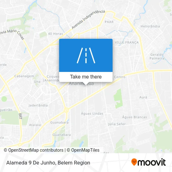Alameda 9 De Junho map