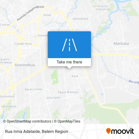Rua Irma Adelaide map
