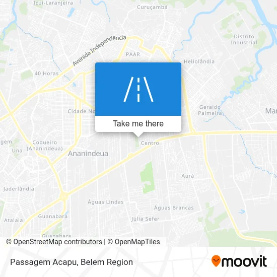 Passagem Acapu map