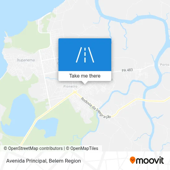 Avenida Principal map