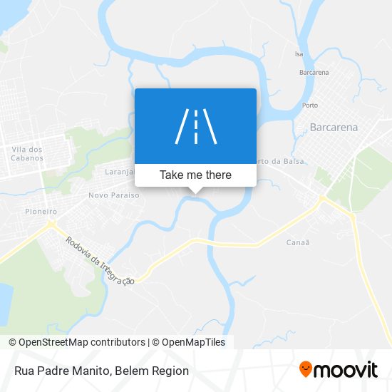 Rua Padre Manito map