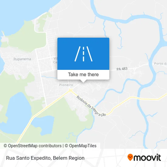 Rua Santo Expedito map