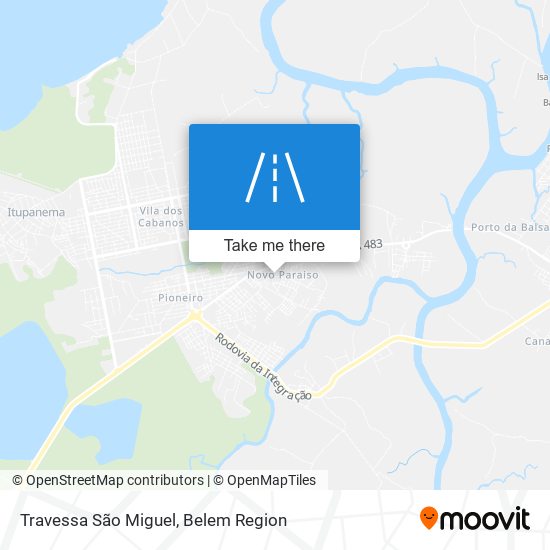 Mapa Travessa São Miguel