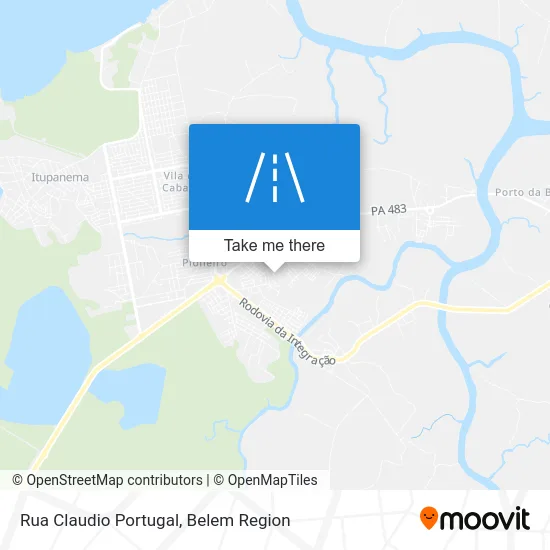 Rua Claudio Portugal map