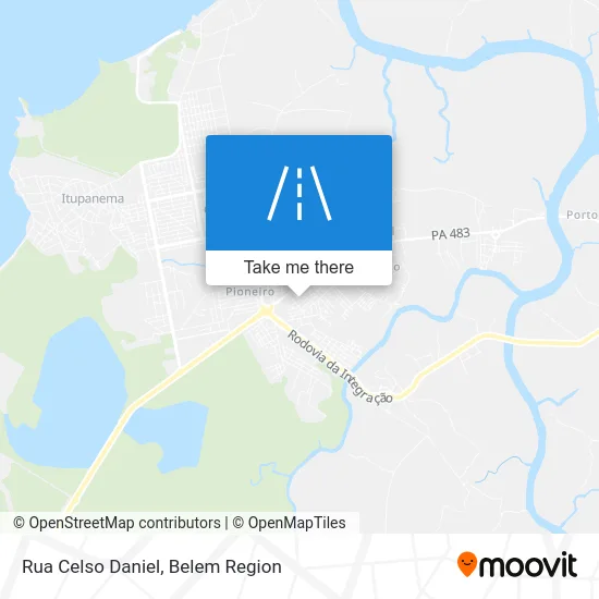 Rua Celso Daniel map