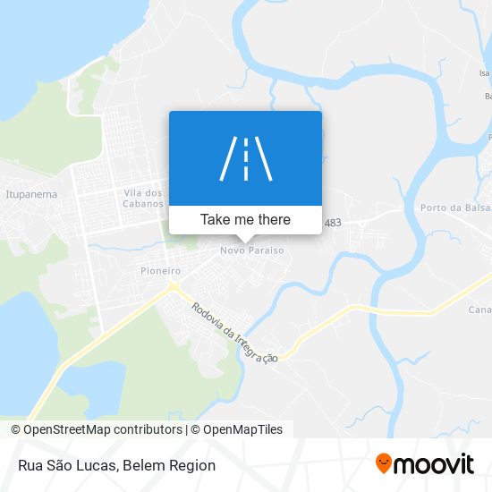 Rua São Lucas map