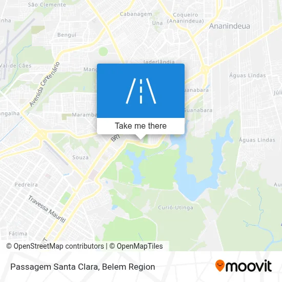 Passagem Santa Clara map