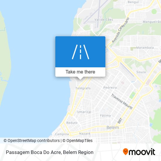 Passagem Boca Do Acre map