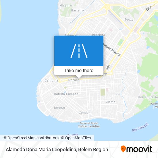 Alameda Dona Maria Leopoldina map