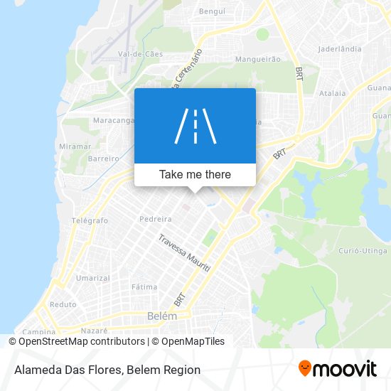 Alameda Das Flores map