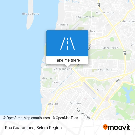 Rua Guararapes map