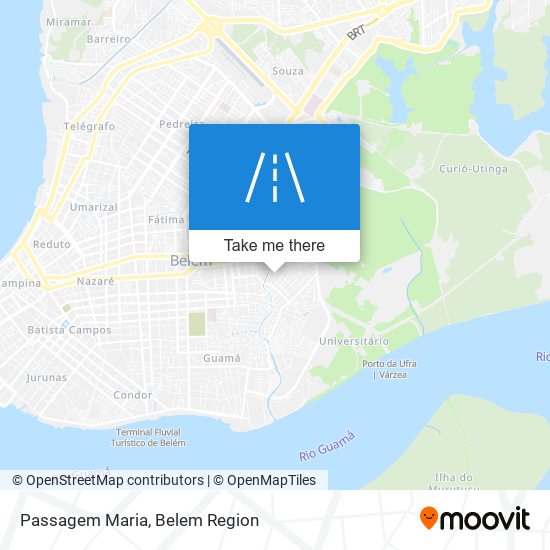 Passagem Maria map