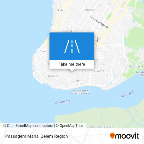 Passagem Maria map