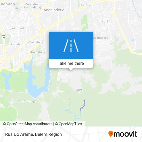 Rua Do Arame map