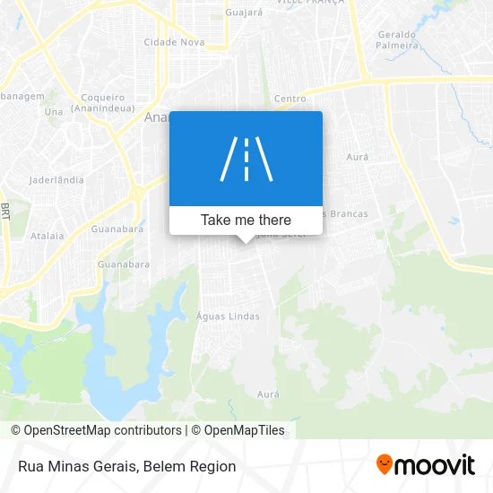 Rua Minas Gerais map