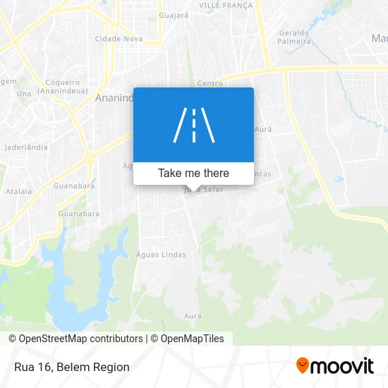 Rua 16 map