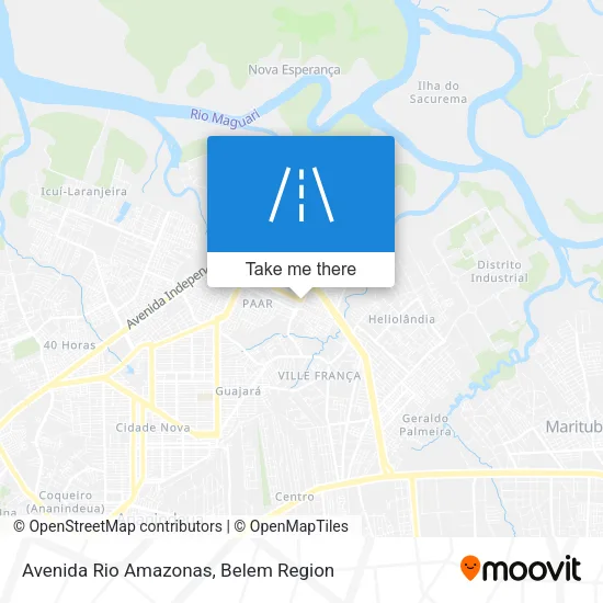 Avenida Rio Amazonas map