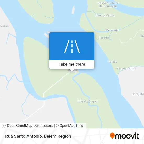 Rua Santo Antonio map