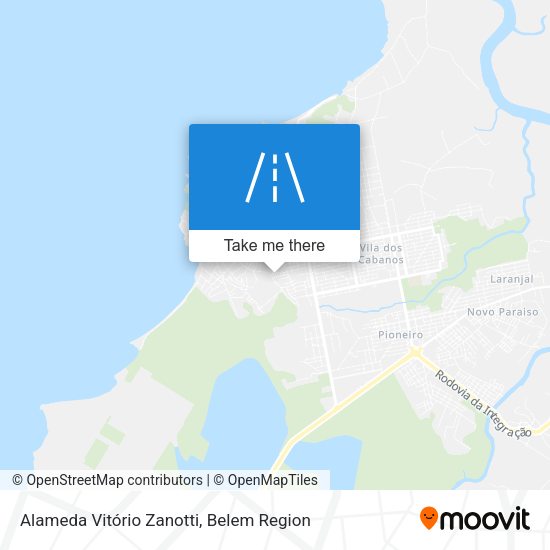 Alameda Vitório Zanotti map
