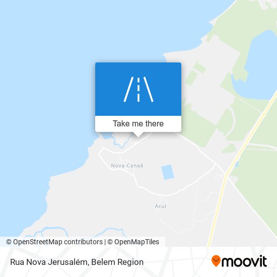 Mapa Rua Nova Jerusalém