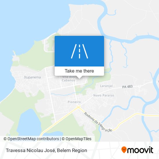 Travessa Nicolau José map