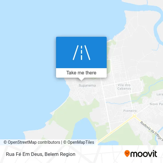 Rua Fé Em Deus map