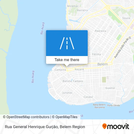Rua General Henrique Gurjão map