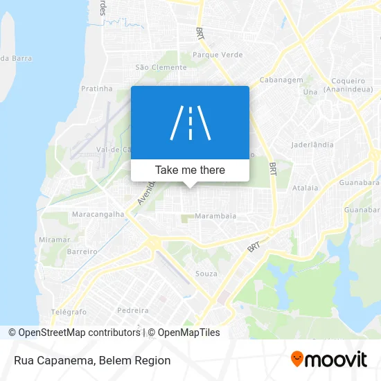 Rua Capanema map