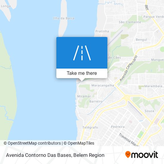 Avenida Contorno Das Bases map