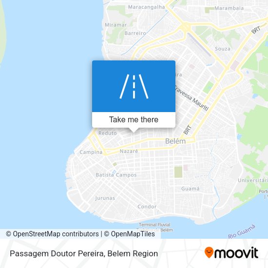 Passagem Doutor Pereira map