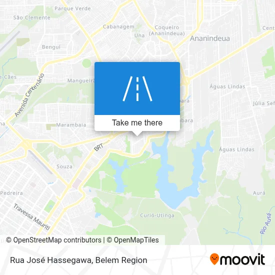 Rua José Hassegawa map
