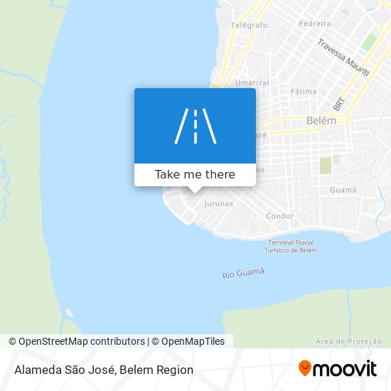 Mapa Alameda São José