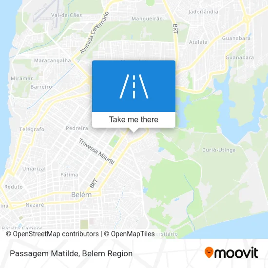 Passagem Matilde map