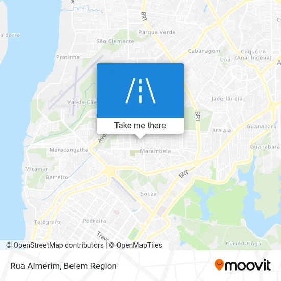 Rua Almerim map