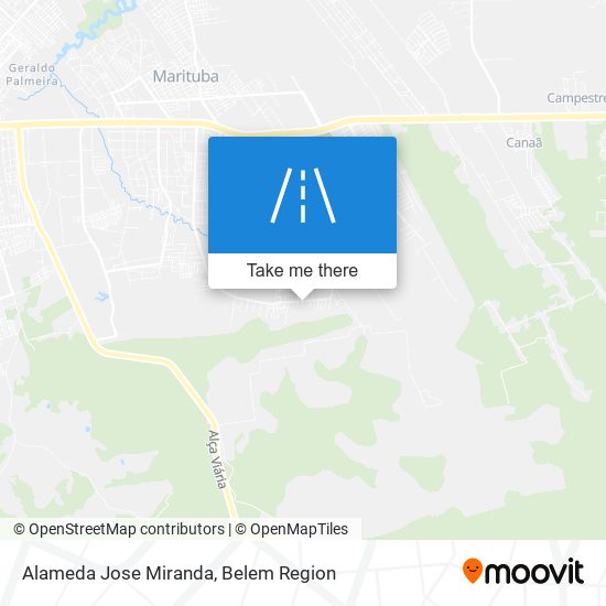 Alameda Jose Miranda map