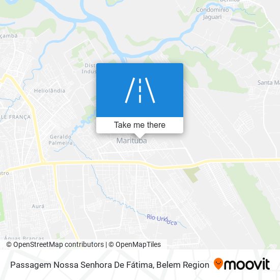 Mapa Passagem Nossa Senhora De Fátima